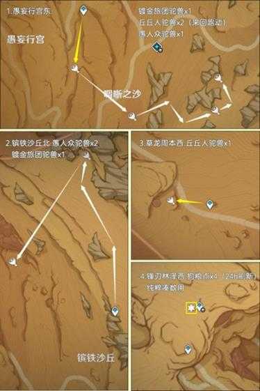 载货驼兽路线汇总，载货驼兽位置在哪？